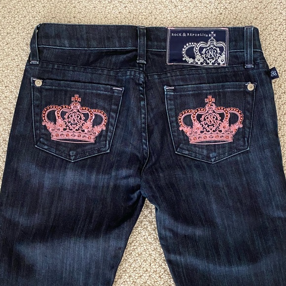 Rock & Republic Denim - Rock & Republic Crown Jeweled Jeans